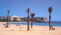 Javea Arenal Beach, click for Javea Tourist Information